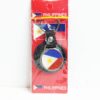 Philippine keychain - circle with leather